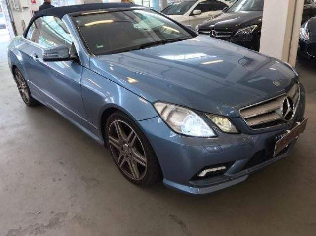 Left hand drive MERCEDES E CLASS E350 GTRONIC AVANTGARDE CABRIOLET